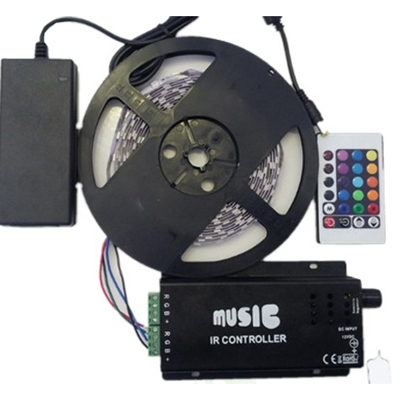 LED stripe mange farger-musikkstyring
