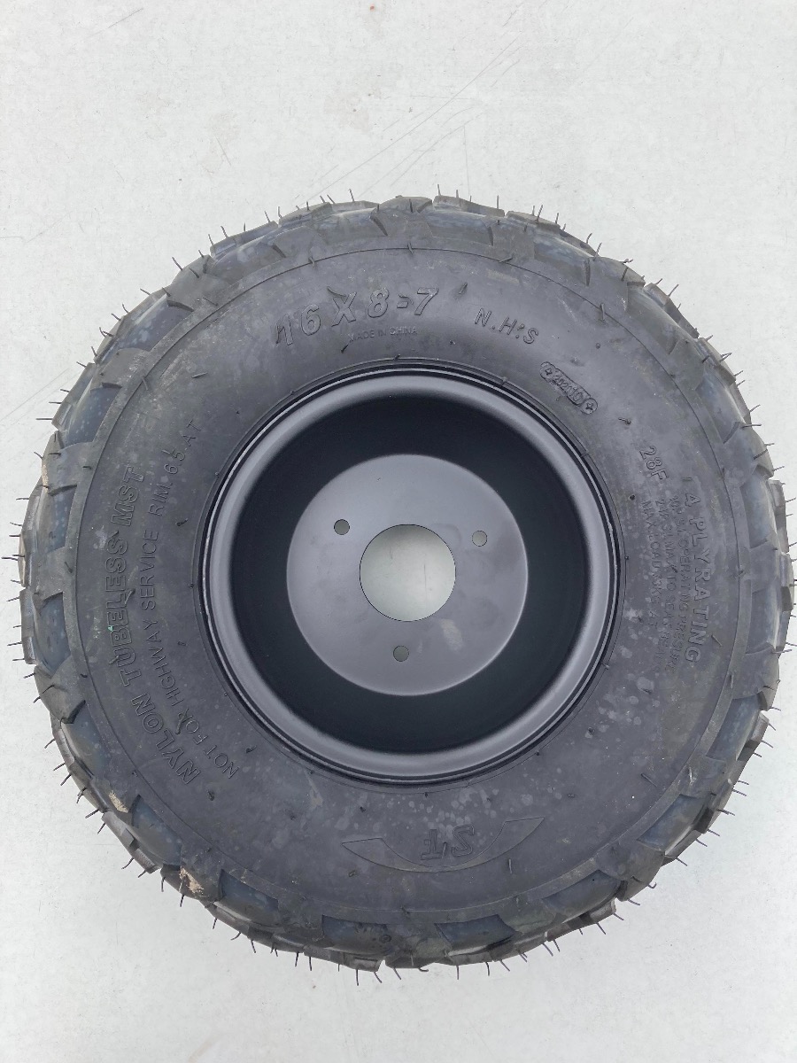 Hjul komplett 16x8-7 110cc atv