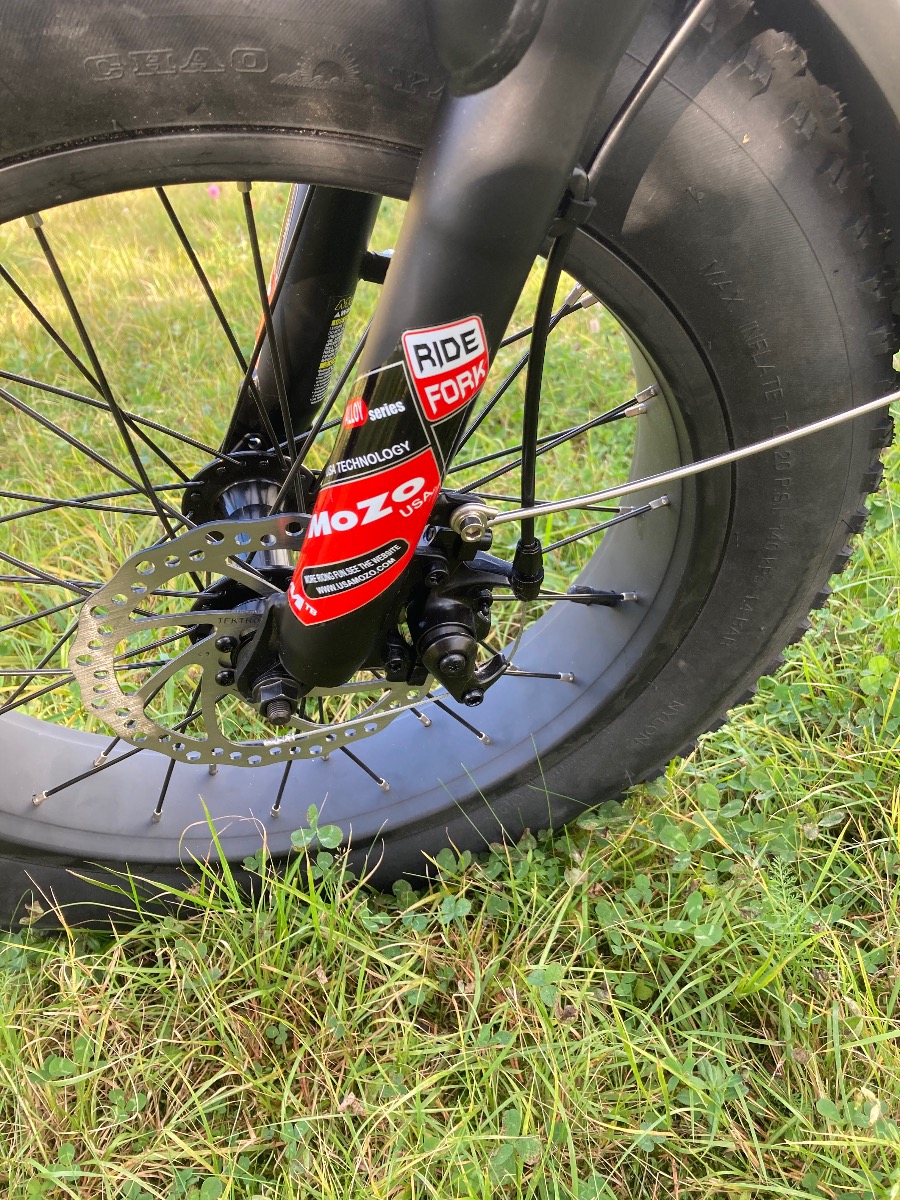 Fatbike 20" 500W sammenleggbar elsykkel dempegaffel