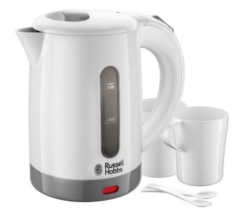 Vannkoker Russell Hobbs Travel 0,85 ltr, hvit