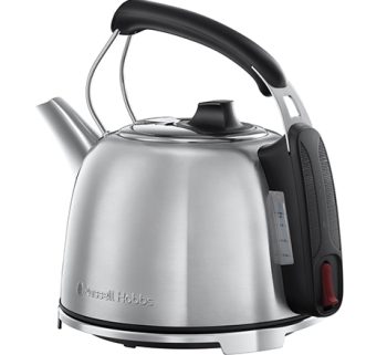 #Vannkoker Russell Hobbs K65 Retro børstet stål