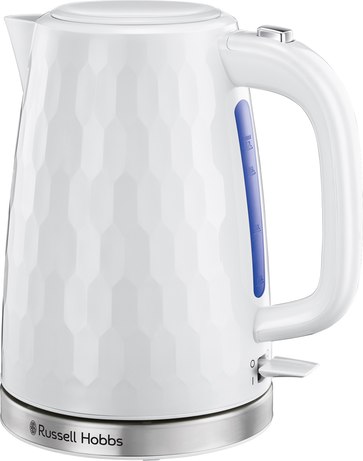Vannkoker Russell Hobbs Honeycomb, hvit, 1,7L