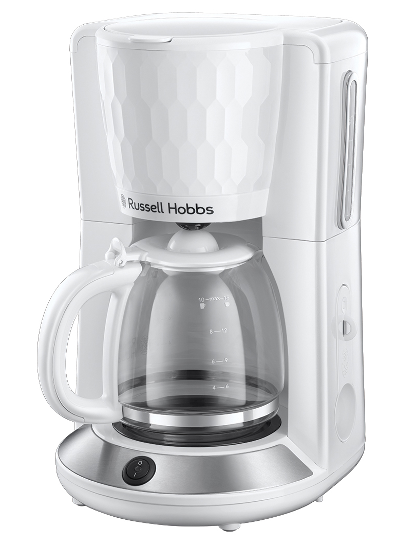 Kaffetrakter Russell Hobbs Honeycomb, hvit