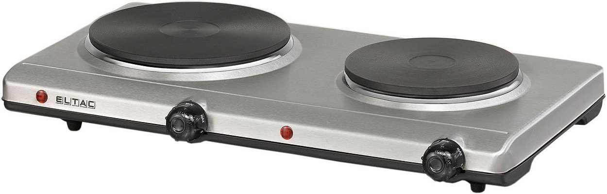 Dobbel kokeplate i stål Eltac DK 29, 2500 watt