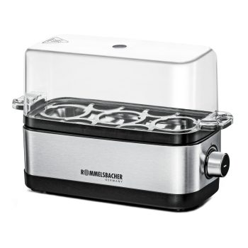Eggkoker Rommelsbacher ER300, 3 egg, stål, 300W