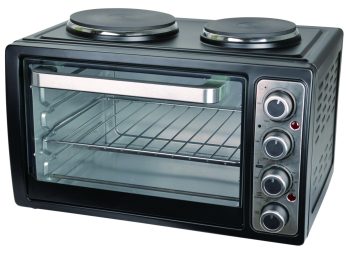 Bordkomfyr Kalorik 28L 3100W Svart m/doble plater