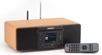 Microanlegg Sangean DDR66BT brun trekasse