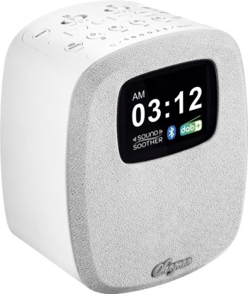 Klokkeradio Sangean DCR 83 hvit, innsovningslyder