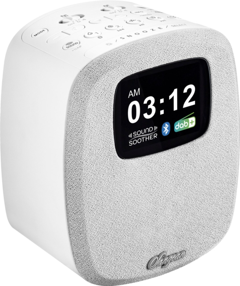 Klokkeradio Sangean DCR 83 hvit, innsovningslyder