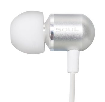 #Øreplugger Soul Upbeat, kablet 3,5mm, sølv