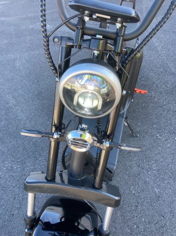 Harley bike CityCoco Big Boss med kraftig 2000W motor golfbag holder