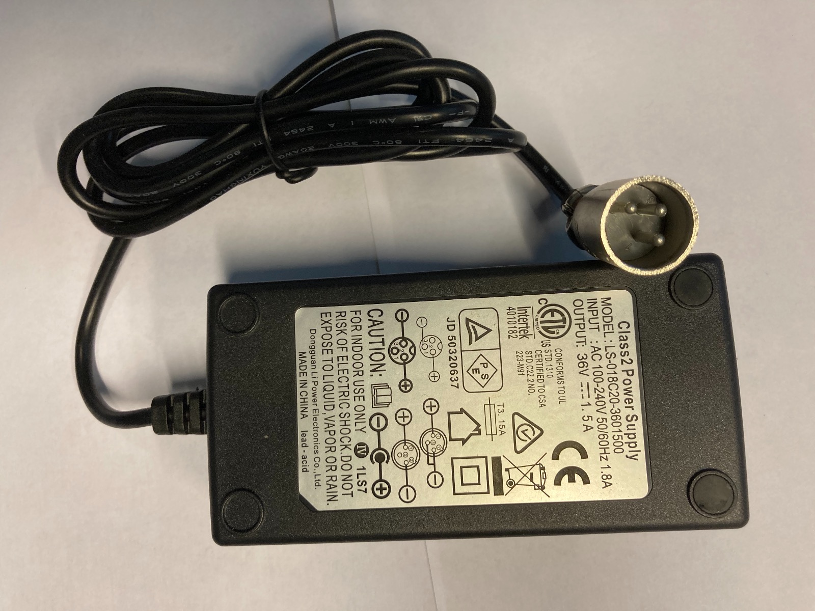 Lader 36v el scooter