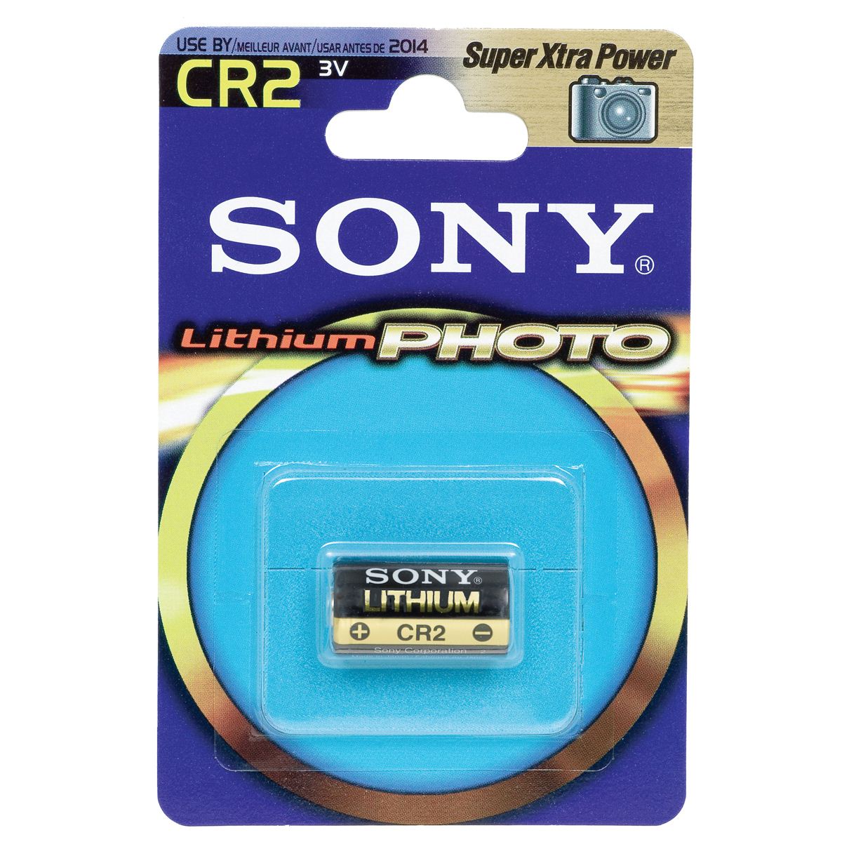 Batteri Sony CR2 for foto mm. litium 3 volt