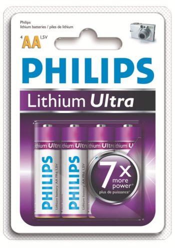 Batteri Philips LITH. ULTRA FR6LB4A/10, 4 PK, AA