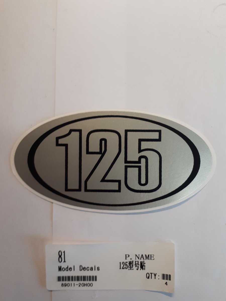125 model stickers