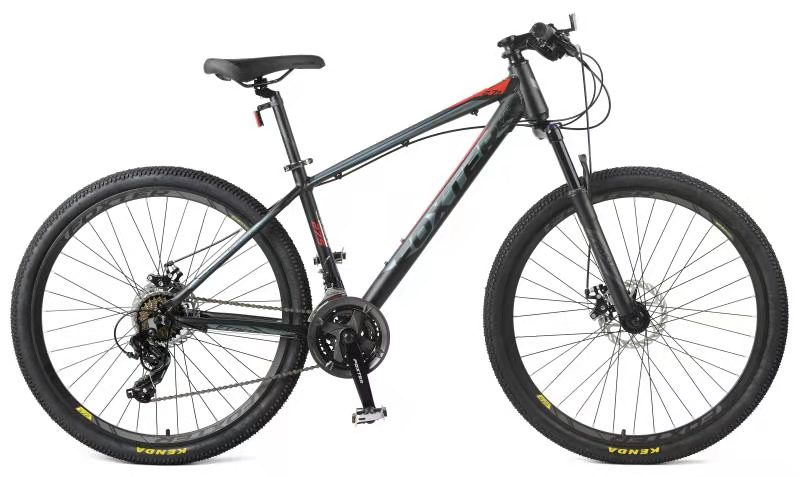 Foxter mtb sykkel 26" 24 gir gray/red