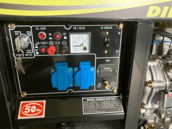 POWER MATE 6500 SMT 4- takts diesel aggregat 1 fase 230V