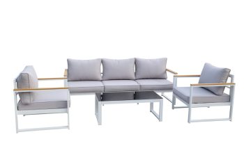 Hagegruppe i aluminium Miramar