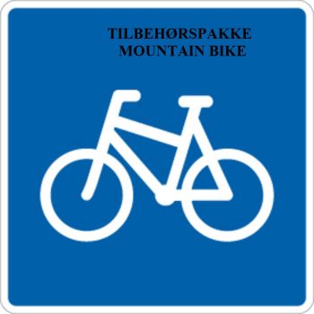 TILBEHØRSPAKKE TIL MOUNTAIN BIKE/ TERRENGSYKLER